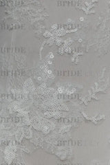 Amazing V-neck Appliques Mermaid Wedding Dress