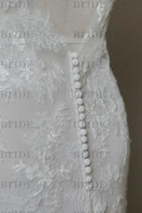 Amazing V-neck Appliques Mermaid Wedding Dress