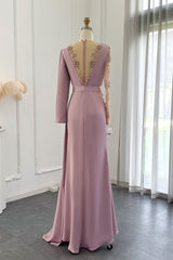 Amazing V-Neck Mermaid Evening Dress with Appliques