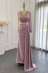 Amazing V-Neck Mermaid Evening Dress with Appliques