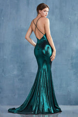Andrea & Leo A0937 Metaling Long Sexy Prom Dress
