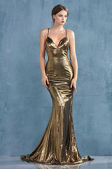 Andrea & Leo A0937 Metaling Long Sexy Prom Dress