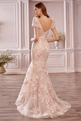 Andrea & Leo A1025 Floral Mermaid Prom Long Dress