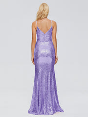 Athena Straps Sequins Prom Dresses