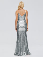 Athena Straps Sequins Prom Dresses