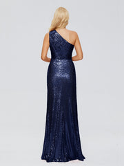 Bailey One-Shoulder Sequins Party Prom Dresses