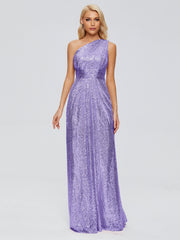 Bailey One-Shoulder Sequins Party Prom Dresses