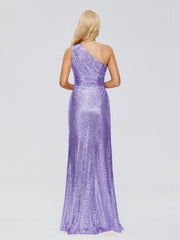 Bailey One-Shoulder Sequins Party Prom Dresses