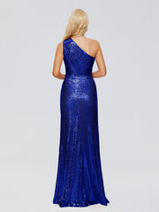 Bailey One-Shoulder Sequins Party Prom Dresses