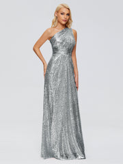Bailey One-Shoulder Sequins Party Prom Dresses