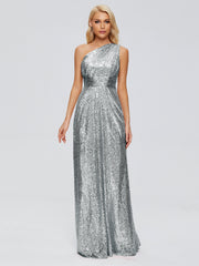 Bailey One-Shoulder Sequins Party Prom Dresses