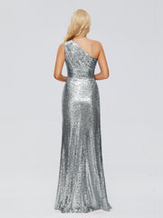 Bailey One-Shoulder Sequins Party Prom Dresses