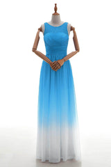 Sheath Floor Length Chiffon Lace Bridesmaid Dress Formal Dresses BD160002