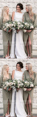 Mermaid Sleeveless Bridesmaid Dresses,Long Simple Bridesmaid Dresses
