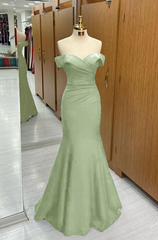 Black Off-the-shoulder Sweetheart Sleeveless Long Mermaid Prom Dress