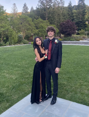 Simple A-line Black Prom Dress,Long Graduation Dresses