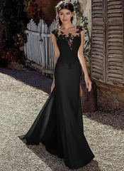 White Simple Wedding Dress White Chiffon Illusion Sleeveless Court Train Applique Sheath Bridal Gowns