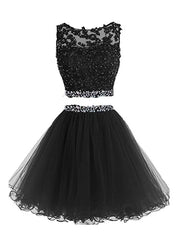 Robe de retour à la maison en tulle noir, belle robe de fête