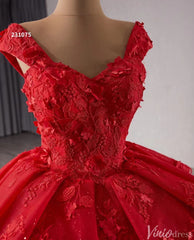 Blue 3D Flower Ball Gown Wedding Dresses Sparkly Off the Shoulder Quinceanera Dress 231075