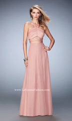Floor Length Two Piece La Femme Formal Gown