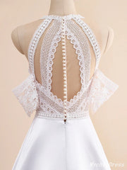 Hot Lace Boho Casual Wedding Dresses 2024 Beach Off Shoulder Bridal Wear