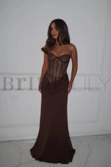 Charming Sweetheart Lace Mermaid Prom Dress Sleeveless