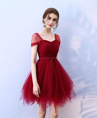 Lovely Tulle Short Party Dresses, Cute Mini Dresses, Tulle Short Women Dresses for Sale