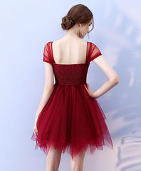Lovely Tulle Short Party Dresses, Cute Mini Dresses, Tulle Short Women Dresses for Sale