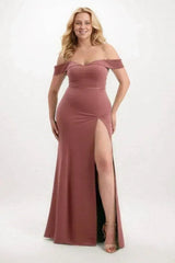 Trumpet-Mermaid Sweep-Brush Train Bridesmaid Dress Formal Dresses CB0271PS