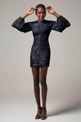 Sheath-Column Short-Mini Sequined Dress CB0400