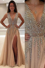 Sexy Shinning Prom Dress, Evening Gown, Graduation School Party Dress, Winter Formal Dress