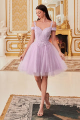 Cinderella Divine CD0132 Short Prom Formal Homecoming Dress