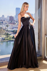 Cinderella Divine CD337 A Line Prom Long Dress