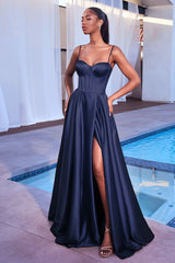 Cinderella Divine CD337 A Line Prom Long Dress
