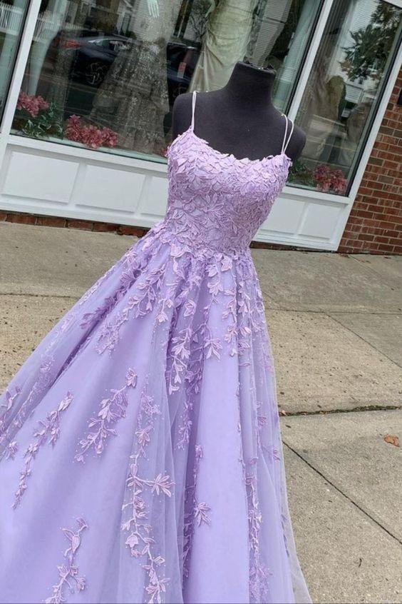 Lace Prom Dress Long, Formal Dress, Dance Dresses, Graduation School Party Gown