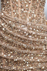 Charming Sleeveless Sequined Mermaid Prom Dress with Split