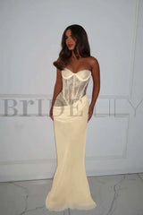 Charming Sweetheart Lace Mermaid Prom Dress Sleeveless