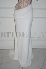 Charming Sweetheart Lace Mermaid Prom Dress Sleeveless