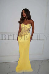 Charming Sweetheart Lace Mermaid Prom Dress Sleeveless
