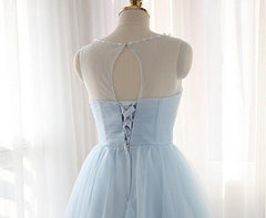 Charming Tulle Short Prom Dresses Homecoming Dresses, AST1098