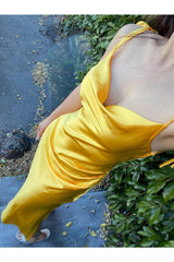 Cinderella Divine BD103 Satin Formal Midi Graduation Dress