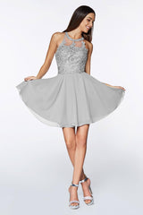 Cinderella Divine CD0141 Prom Short Cocktail Homecoming Dress