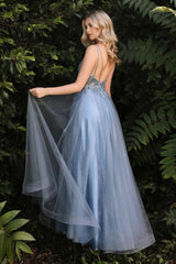Cinderella Divine CD0154 Long Formal Ball Gown Prom Dress