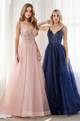 Cinderella Divine CD0154 Long Formal Ball Gown Prom Dress