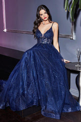 Cinderella Divine CD0154 Long Formal Ball Gown Prom Dress
