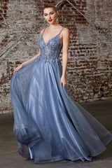 Cinderella Divine CD0154 Long Formal Ball Gown Prom Dress