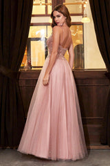Cinderella Divine CD0178 Glitter Long Ball Gown Formal  Dress