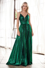 Cinderella Divine CD161 Long Bridesmaid Spaghetti Strap Prom Formal Dress