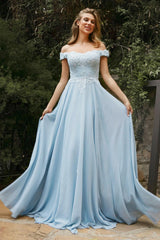 Cinderella Divine CD7258 Prom Long Formal Off Shoulder Evening Lace Dress