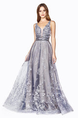 Cinderella Divine CD75 Long Formal Sleeveless Evening Prom Dress